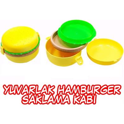 Akay Yuvarlak Hamburger Beslenme Kabı