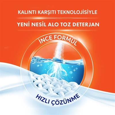 Alo 4,5 Kg Kar Çiçeği Ferahlğı Beyazlar ve Renkliler Hızlı Çözülme  Toz Deterjan