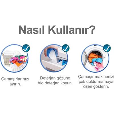 Alo 8 Kg Kar Çiçeği Ferahlğı Beyazlar ve Renkliler Hızlı Çözülme  Toz Deterjan