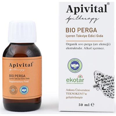 Apivital Organik Alkolsüz Sıvı Perga 50 ml