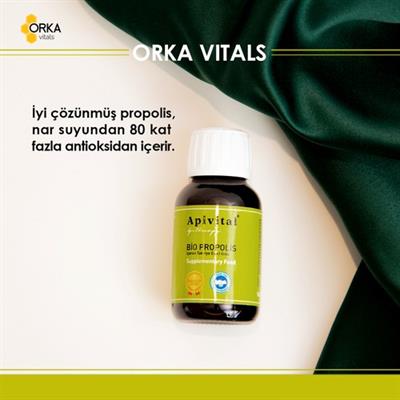 Apivital Organik Alkolsüz Sıvı Propolis 50 ml