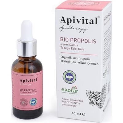 Apivital Organik Alkolsüz Sıvı Propolis 30 ml