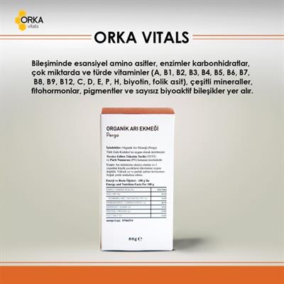 Apivital Organik Saf Perga Arı Ekmeği 80 gr