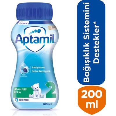 Aptamil 2 Devam Sütü İçime Hazır 200 ml 6-12 Ay