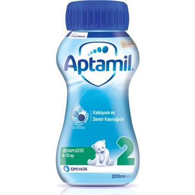 Aptamil 2 Devam Sütü İçime Hazır 200 ml 6-12 Ay