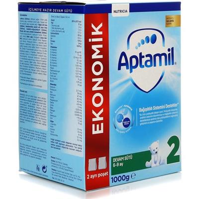Aptamil 2 Ekonomik Paket Devam Sütü1000 gr 6-9 Ay