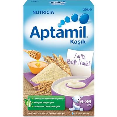 Aptamil Kaşık Sütlü Ballı Irmikli Kaşık Maması 250GR