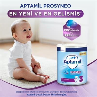 Aptamil Prosyneo 2 Devam Sütü 400 Gr Prebiyotik ve Probiyotik İçerikli 6-9 Ay Bebekler İçin