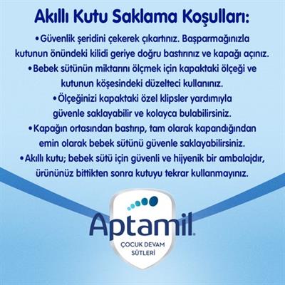 Aptamil Toz Devam Sütü 350 gr 0-6 Ay Prebiyotik Probiyotik 11 Vitamin 10 Mineral Avrupa Patenti