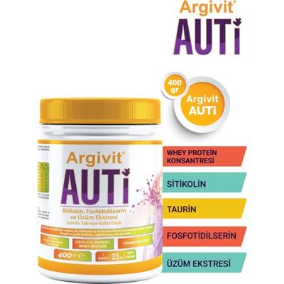Argivit Auti Taurin, Sitikolin, Fosfotidilserin ve Üzüm Ekstresi İçeren Gıda Takviyesi 400 gr