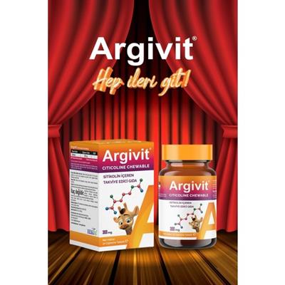 Argivit Citicoline Chewable Sitikolin Içeren Takviye Edici Gıda 30 Tablet