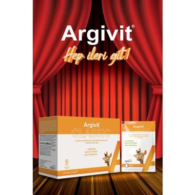 Argivit Classic 30lu Şase, L-Arjinin, Multivitamin ve Multimineral Içeren Takviye Edici Gıda