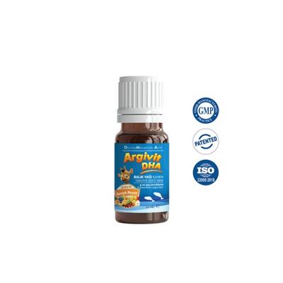 Argivit DHA 10 ml Damla Balık Yağı İçeren Takviye Edici Gıda - Karışık Meyve Aromalı
