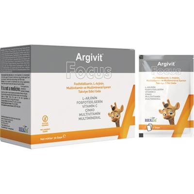 Argivit Focus L-Arjinin, Fosfotidilserin, Multivitamin ve Multimineral 30 saşe
