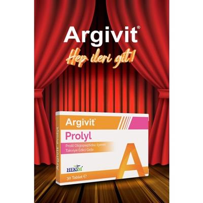 Argivit Prolyl Oligopeptidaz Içeren Takviye Edici Gıda 30 Tablet