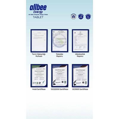 Arı Mucizesi Apidemica Allbee Energy (Arı Sütü, Propolis, Perga, Polen, 11 Vitamin, Ginseng, 6 Mineral)