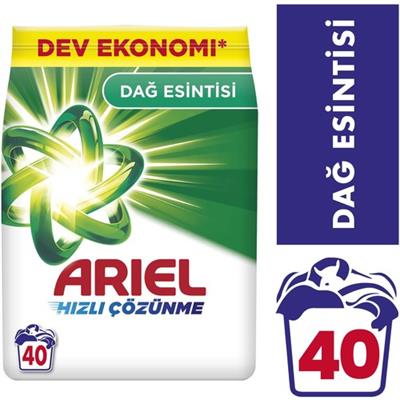 Ariel  6 kg Toz Çamaşır Deterjanı Dağ Esintisi Beyazlar İçin
