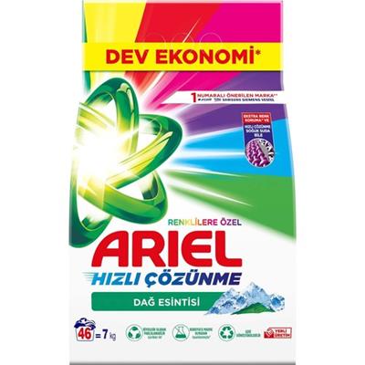 Ariel Dağ Esintisi Renklilere Özel 7 Kg Toz Çamaşır Deterjanı