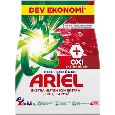Ariel Oxi Extra Hijyen 5.5 Kg Toz Çamaşır Deterjanı