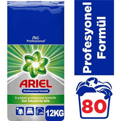 Ariel Professional 12 Kg 80 Yıkama Toz Çamaşır Deterjanı 
