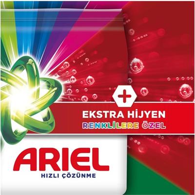 Ariel Toz Çamaşır Deterjanı 5,5 kg - 36 Yıkama, Standart Aroma, Renkli Kıyafetler İçin Özel, Ekstra Hijyen