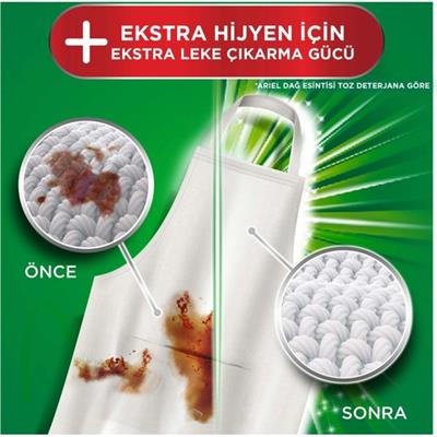 Ariel Toz Çamaşır Deterjanı 5,5 kg - 36 Yıkama, Standart Aroma, Renkli Kıyafetler İçin Özel, Ekstra Hijyen