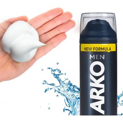Arko Men Ferahlatıcı Tıraş Köpüğü 200 ml Hassas Ciltlere Uygun Yerli Üretim Kolay Durulama
