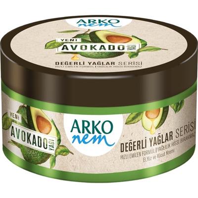Arko Nem Avokado Yağı El ve Vücut Kremi Hızla Emilen NeMlendirici Etki 2 x 250 Ml