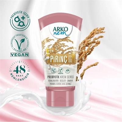 Arko Nem Prebiyotik Krem Serisi Pirinç Sütü 60ML