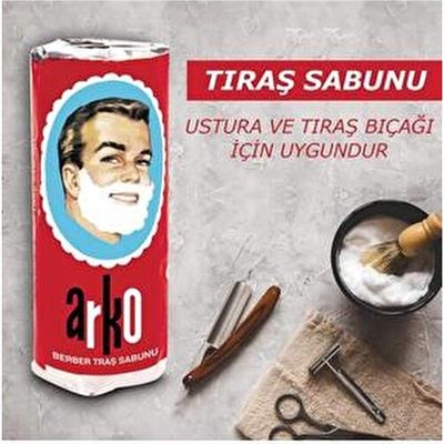 Arko Tıraş Sabunu 75 gr Ferahlatıcı Koku ile Tıraş Öncesi Hazırlık İçin Uygun