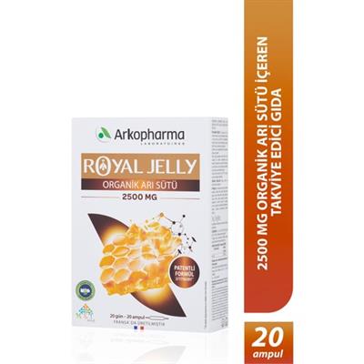 Arkopharma Royal Jelly Organik Arı Sütü 2500 mg