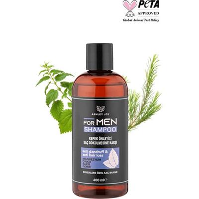 Ashley Joy Magnezyum Çinko Içeren Mentollü Erkek Şampuanı 400 Ml