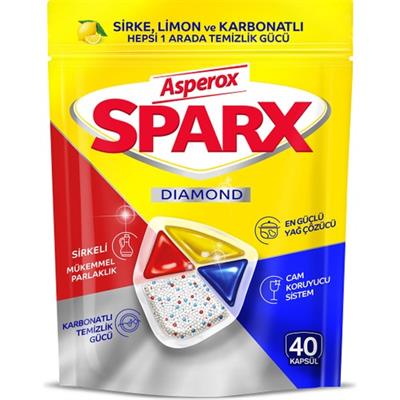 Asperox Sparx  Bulaşık Makinesi Kapsülü 40lı