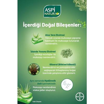 Aspi Natura Boğaz Spreyi 20 ml