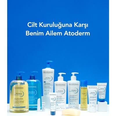 Atoderm Intensive Foaming Gel Çok Kuru Atopi Eğilimli Cilt Onarıcı Temizleme Jeli Niasinamid 1 Lt