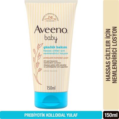 Aveeno Baby Günlük Bakım Losyonu 150 ml Prebiyotik Kolloidal Yulaf Hassas Ciltler İçin Doğal Formül