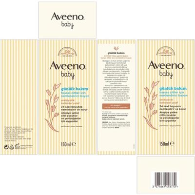 Aveeno Baby Günlük Bakım Losyonu 150 ml Prebiyotik Kolloidal Yulaf Hassas Ciltler İçin Doğal Formül