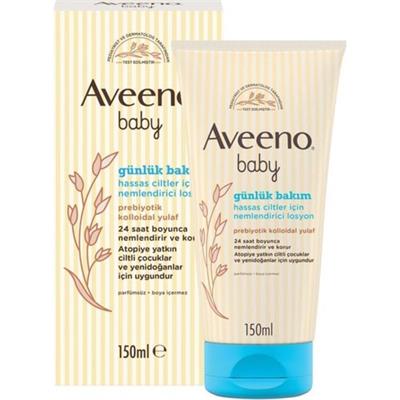 Aveeno Baby Günlük Bakım Losyonu 150 ml Prebiyotik Kolloidal Yulaf Hassas Ciltler İçin Doğal Formül