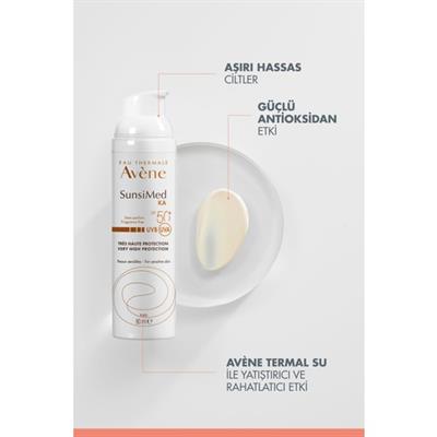 Avene Sunsımed KA SPF 50+ Asiri Hassas Cıltler ıcın Yuksek Korumali Guneş Kremı 80 ml