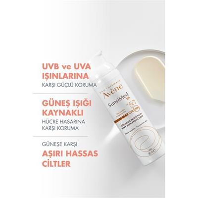 Avene Sunsımed KA SPF 50+ Asiri Hassas Cıltler ıcın Yuksek Korumali Guneş Kremı 80 ml