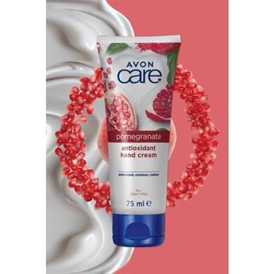 Avon Care Nar Özlü Antioksidan El Kremi 75 ml – E Vitamini ve Provitamin B5 ile Yoğun ve Uzun Süreli Nemlendirme