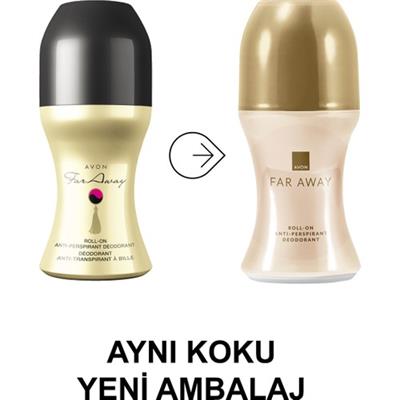 Avon Far Away Kadın Roll-On Deodorant 50 ml Oryantal Çiçek Kokusu Tüm Cilt Tiplerine Uygun