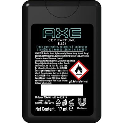 Axe Black Cep Parfümü Erkek Edt 17 ml