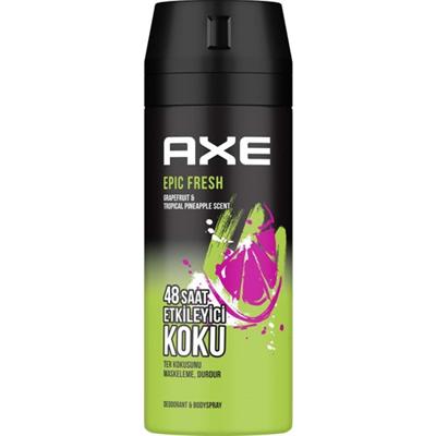 Axe Erkek Deodorant & Bodyspray Epic Fresh 48 Saat Etkileyici Koku 150 ml
