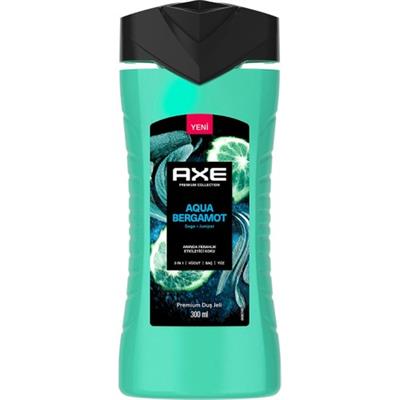 Axe Premium Collection Duş Jeli Aqua Bergamot 3 In 1 Vücut Saç Yüz 300 ml