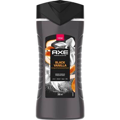 Axe Premium Collection Duş Jeli Black Vanilla 3 In 1 Vücut Saç Yüz 300 ml