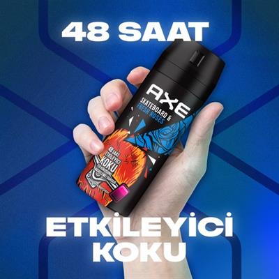 Axe Skateboard & Fresh Roses Erkek Deodorant Sprey 150 ML