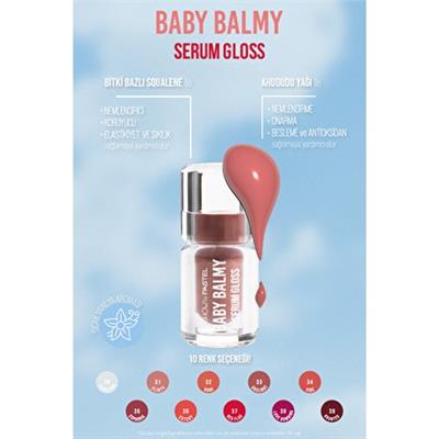Baby Balmy Serum Gloss - Dudak Parlatıcısı ve Dudak Bakımı 33 Gaslight - 3.2 ml
