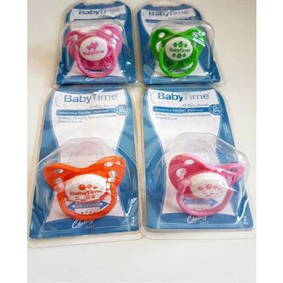 Baby Time Damaklı Silikon Emzik