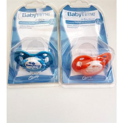 Baby Time Kiraz Uçlu Koruyucu Kapaklı Emzik